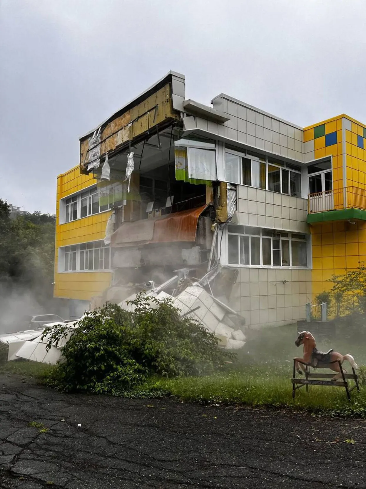 Фотография очевидца, опубликованная в социальных сетях